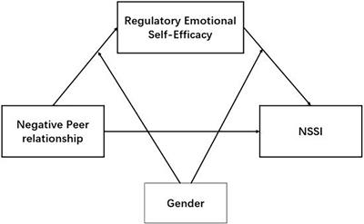 The relationship between negative peer relationship and non-suicidal self-injury in Chinese adolescents: A moderated-mediation model